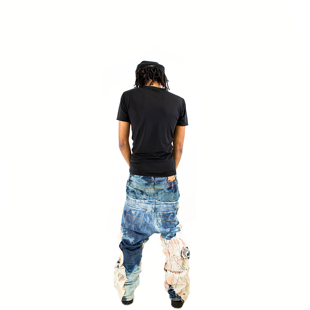 1-1 Double Waisted Armani Denims